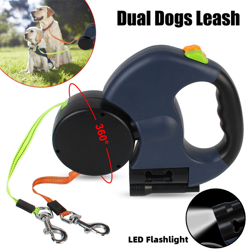 Walk 2 Dogs with 1 Hand – The Viral DualDog™ Leash